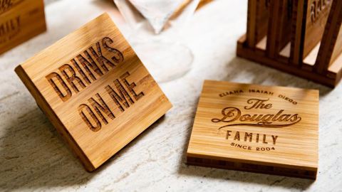Left Coast Original Personalized Coasters
