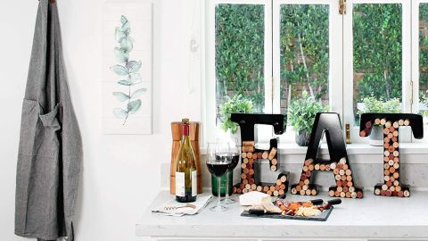 The Will's Store Monogram Wine Cork Holder