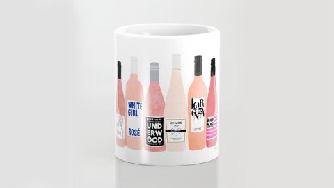 Rosé Wine Bottles Coffee Mug