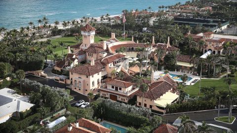 President Donald Trump's beach front Mar-a-Lago resort in Palm Beach, Florida.