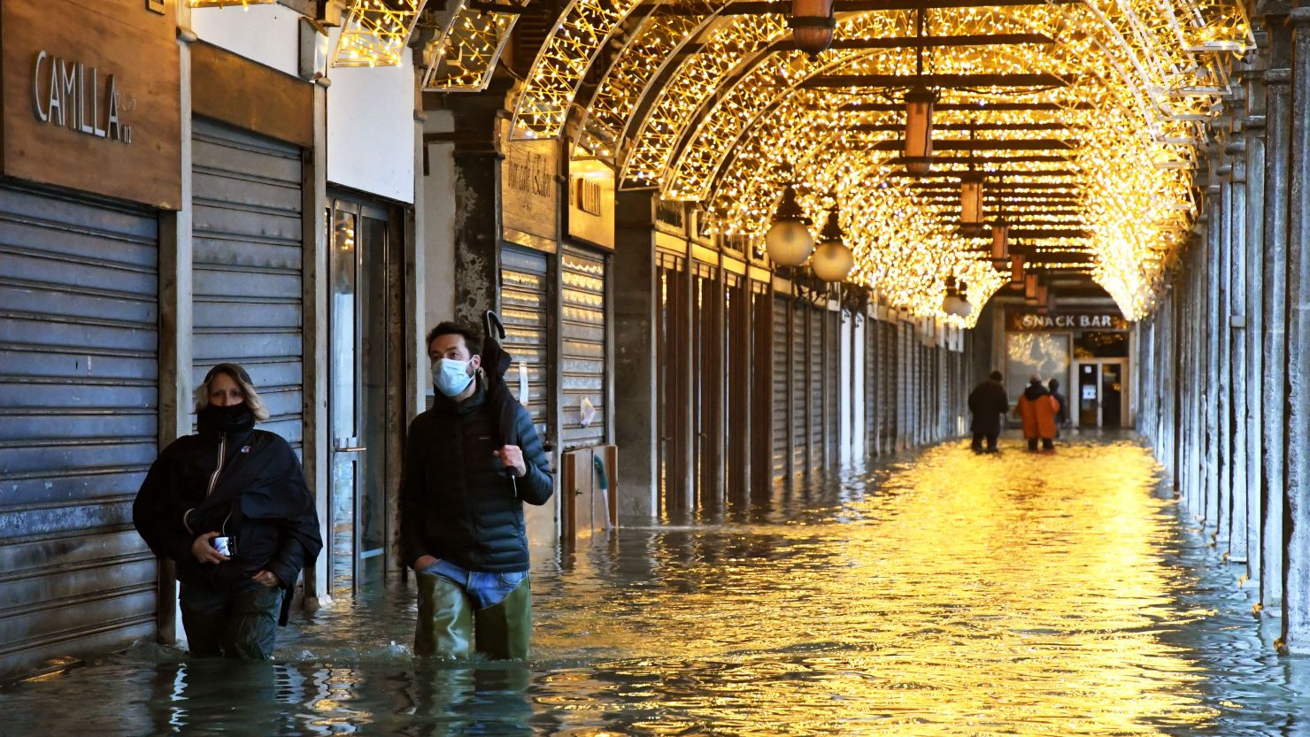 Venice was flooded on December 8, 2020 after the MOSE flood barriers were not activated