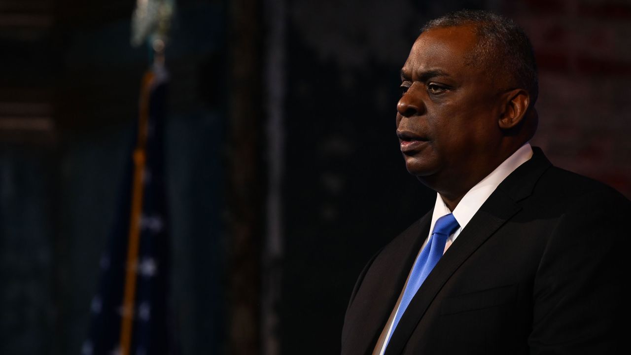 Retired general Lloyd Austin speaks after being nominated by US President-elect Joe Biden to be US Defense Secretary, at The Queen Theater in Wilmington, Delaware on December 9, 2020. (Photo by Jim WATSON / AFP) (Photo by JIM WATSON/AFP via Getty Images)