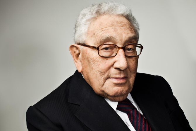 Former US Secretary of State Henry Kissinger poses for a portrait in Washington, DC, in 2011.