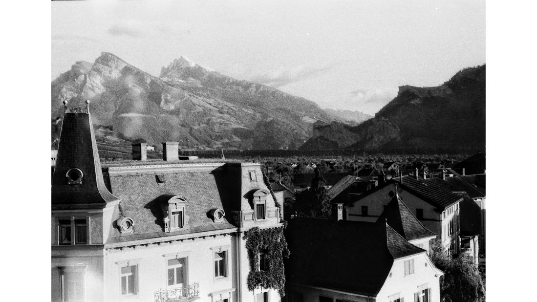 <strong>Room with a view: </strong>This shot has been pinpointed as the fourth-floor view from the Hotel Tamina in Switzerland's Bad Ragaz.