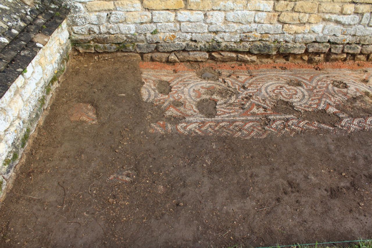 Archeologists have discovered a mosaic that they say is of historical  significance.