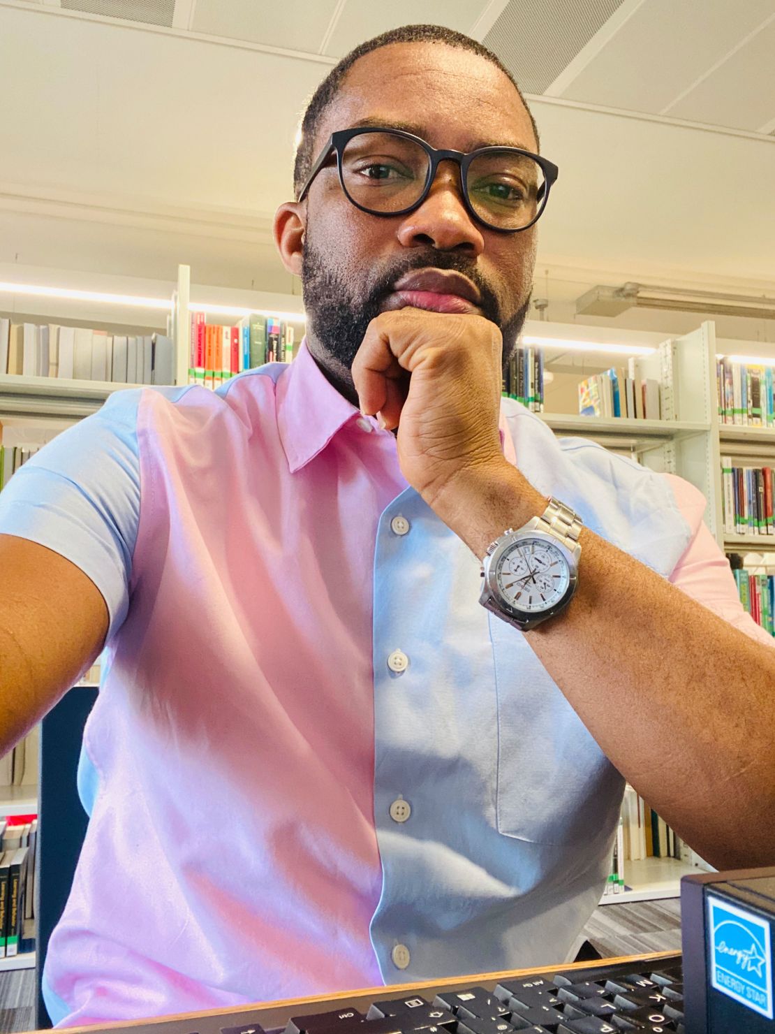 Aiah Mbriwa, a 41-year-old Sierra Leonean working in the UK's health and social care sector while studying, said he was pleased to get the shot on Wednesday.