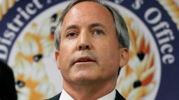 In this June 22, 2017, file photo, Texas Attorney General Ken Paxton speaks at a news conference in Dallas. 
