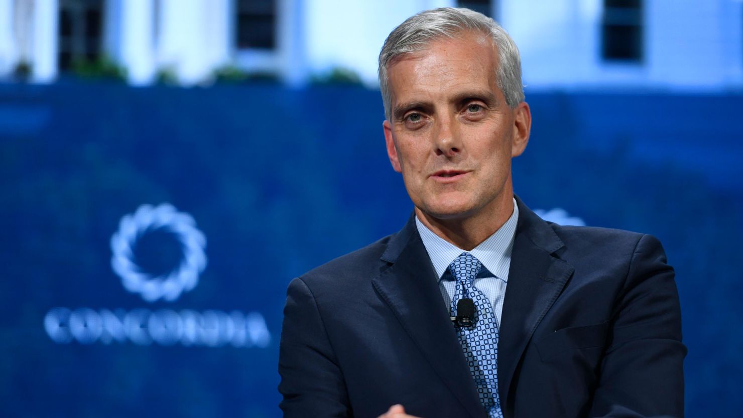 Denis McDonough speaks at an event in New York in September 2018. McDonough has been nominated as secretary of Veterans Affairs in the Biden administration. 
