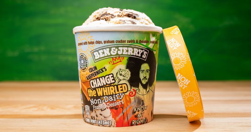 Ben Jerry s creates Colin Kaepernick inspired vegan ice cream flavor CNN Business