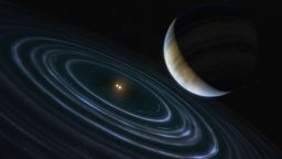 This 11-Jupiter-mass exoplanet called HD106906 b occupies an unlikely orbit around a double star 336 light-years away and it may be offering clues to something that might be much closer to home: a hypothesized distant member of our Solar System dubbed "Planet Nine." This is the first time that astronomers have been able to measure the motion of a massive Jupiter-like planet that is orbiting very far away from its host stars and visible debris disc.
