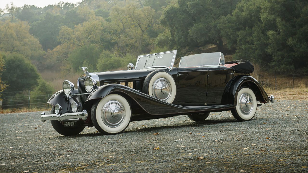 This 1932 Hispano-Suiza J12 Dual-Cowl Cabriolet sold for $2.4 million at a Gooding & Co. auction earlier this year.