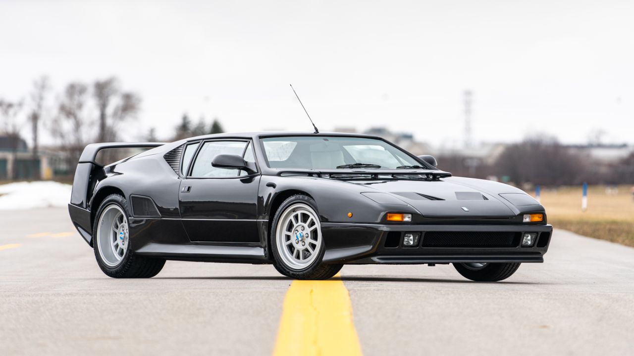 A 1994 De Tomaso Pantera, the brand's most popular model.