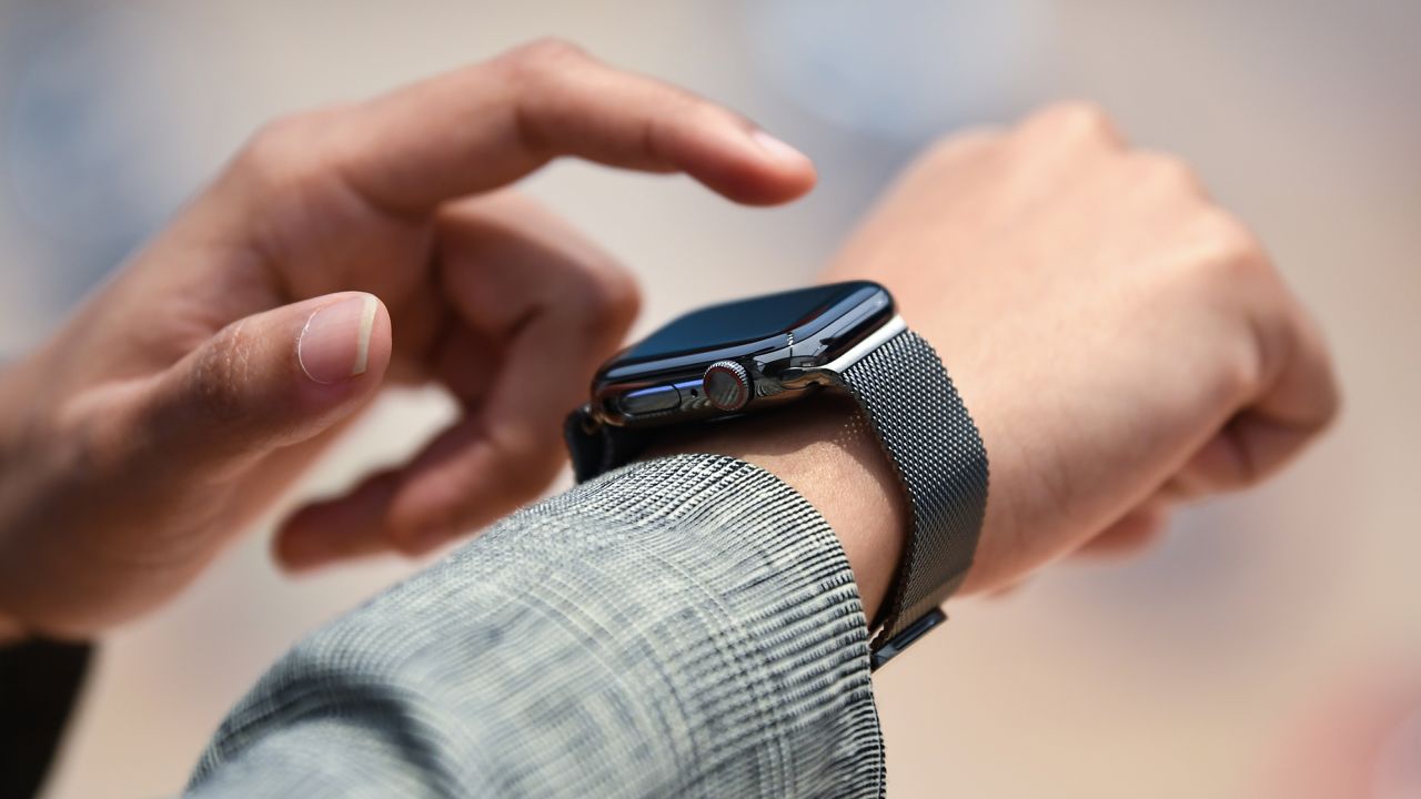 Customers shopping at the Apple Store in George Street on September 18, 2020 in Sydney, Australia. Customers to the Apple stores in Australia are among some of the first in the world to be able to view Apple's newest products. The new Apple Watch Series 6 features a blood oxygen sensor and app, while a new iPad (8th generation) has also been released.