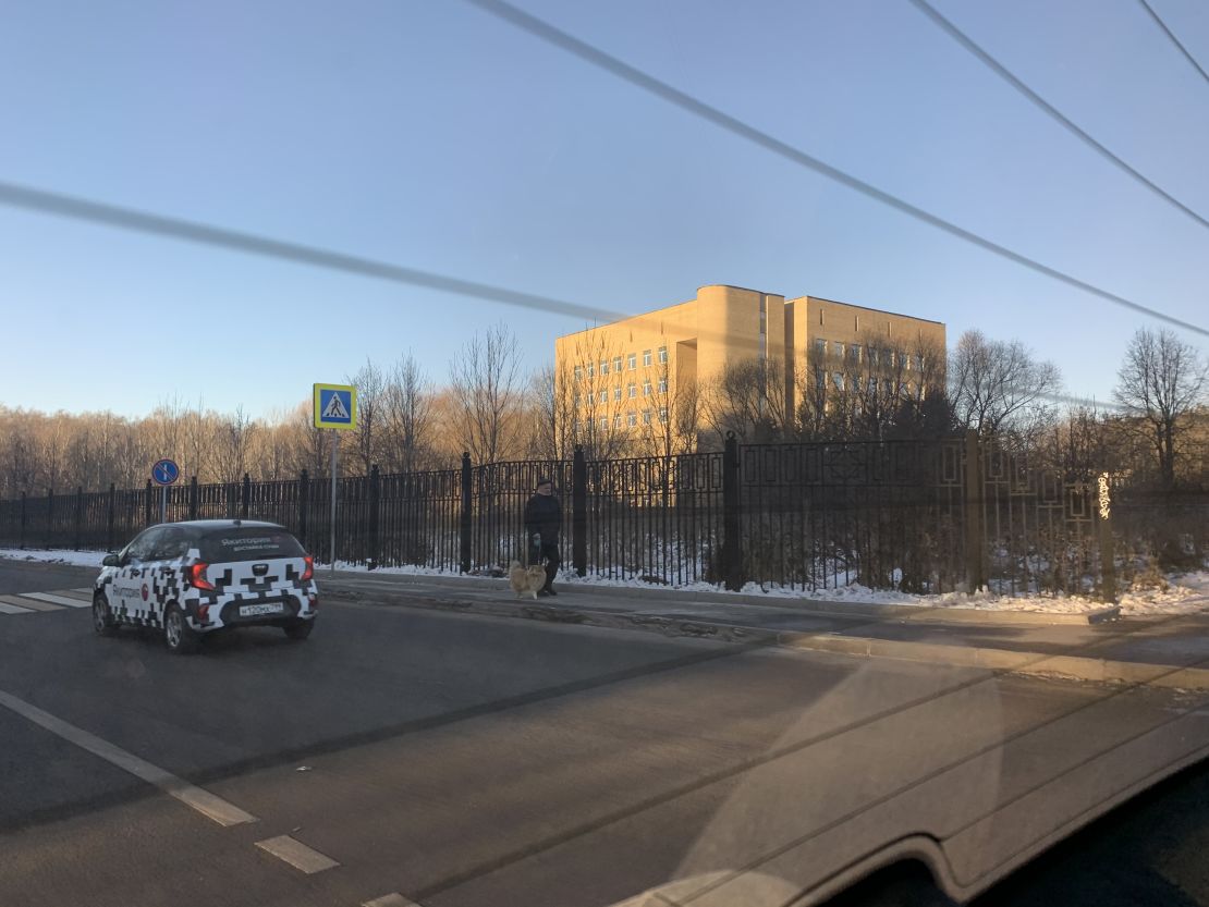 This compound on Akademika Vargi Street, on the outskirts of Moscow, was the communications hub for the agents while Navalny was in Siberia.