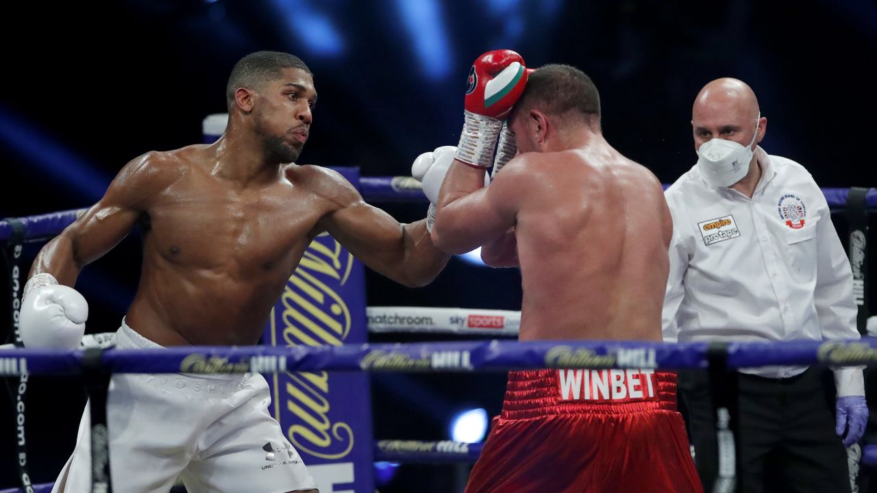 A limited number of fans (1,000)  watched on as Joshua beat Pulev. 