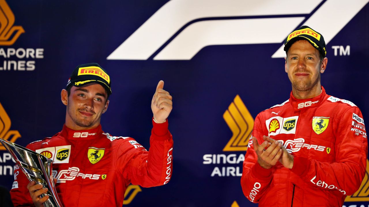 Ferrari were much faster in 2019, taking multiple victories including at Singapore where the team recorded a 1-2 finish -- the victory was the last of Vettel's at Ferrari, and is the team's most recent win in F1.