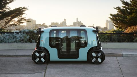 Amazon's Zoox revealed its robotaxi.