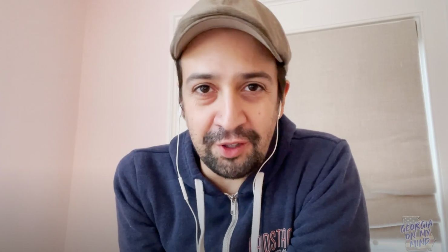 Lin-Manuel Miranda is among the many artists featured on the song "Georgia on my Mind."