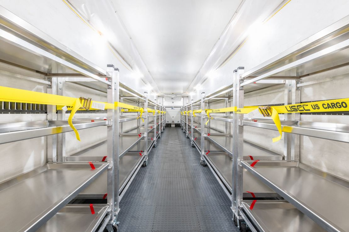 Acela Truck Co.'s refrigerated units range from 9 to 53 feet and have racks that each hold four body trays. "We're very busy and have orders in all of the lower 48 states," CEO David Ronsen said. 