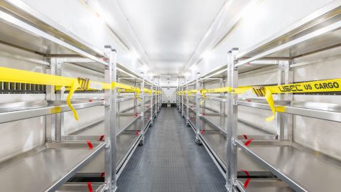 Acela Truck Co.'s refrigerated units range from 9 to 53 feet and have racks that each hold four body trays. "We're very busy and have orders in all of the lower 48 states," CEO David Ronsen said. 