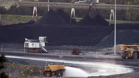 A coal mine in Bulga, the Hunter Valley north of Sydney on November 18, 2015.