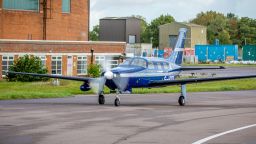 ZeroAvia completes the first hydrogen-powered flight of a commercial aircraft at Cranfield airport in England in September 2020.