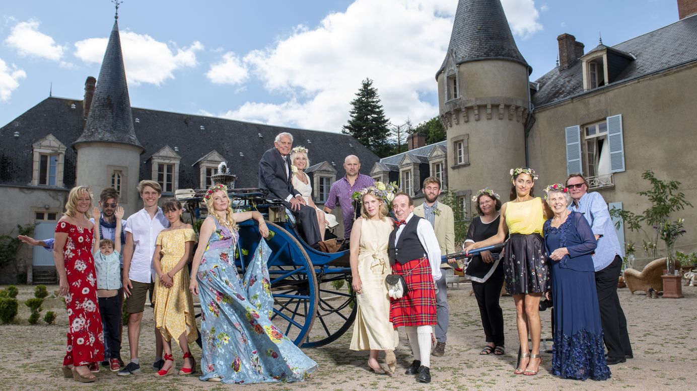 <strong>A chateau wedding: </strong>The chateau's carriage was restored for the wedding of Isabelle "Mummy" Jarvis.
