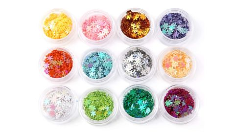 Minejin Nail Art Christmas Snowflake Sequins