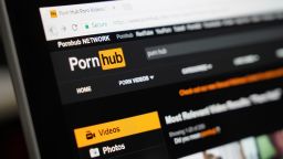 Pornhub website - stock