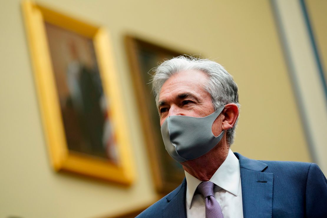 Jerome Powell arriving at a House hearing on the Covid-19 crisis in September of 2020. The Fed's response to the pandemic has been central to Powell's first term as Fed chairman. 