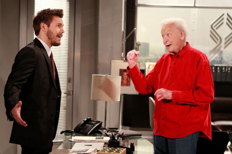 Barker appears with Scott Clifton in an episode of the soap opera "The Bold and the Beautiful" in 2014. It was his third appearance on the show.