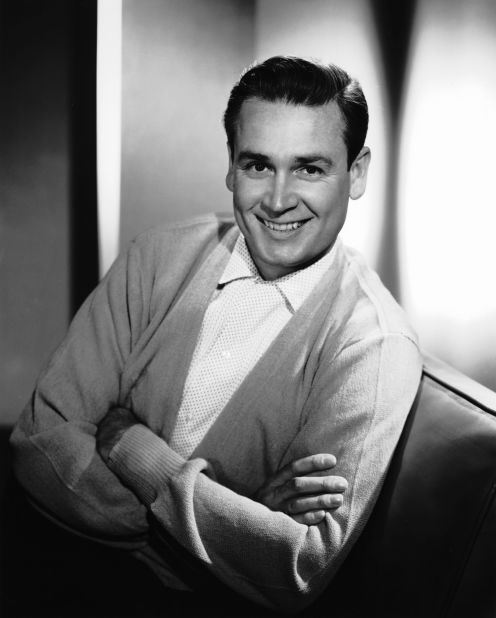 Barker, seen here in 1959, started his broadcasting career in radio. In 1956, he began hosting the television game show "Truth or Consequences."