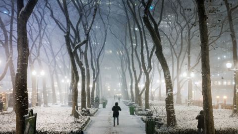 Manhattan may get more than a foot of snow before the storm moves out of the area.
