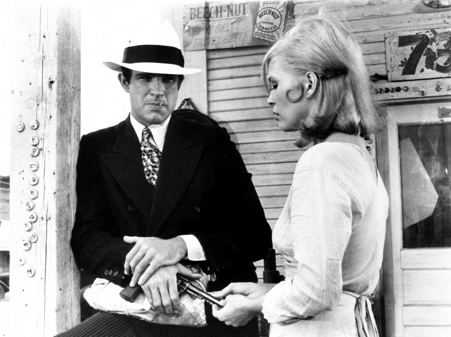 <strong>"Bonnie and Clyde":</strong> Warren Beatty and Faye Dunaway star as the real life criminals Clyde Barrow and Bonnie Parker in this now classic film. <strong>(Netflix)</strong>