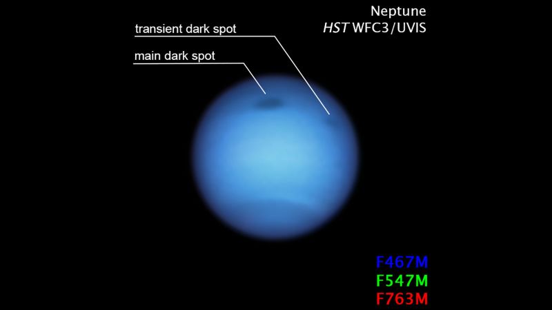 Hubble Watches Massive Storm On Neptune Reverse Course | CNN