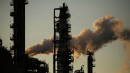 Emissions rise from the Royal Dutch Shell Plc Norco Refinery in Norco, Louisiana, U.S., on Friday, June 12, 2020. Oil eclipsed $40 a barrel in New York on Friday, extending a slow but relentless rise thats been fueled by a pick-up in demand and could signal a reawakening for U.S. shale production. Photographer: Luke Sharrett/Bloomberg via Getty Images