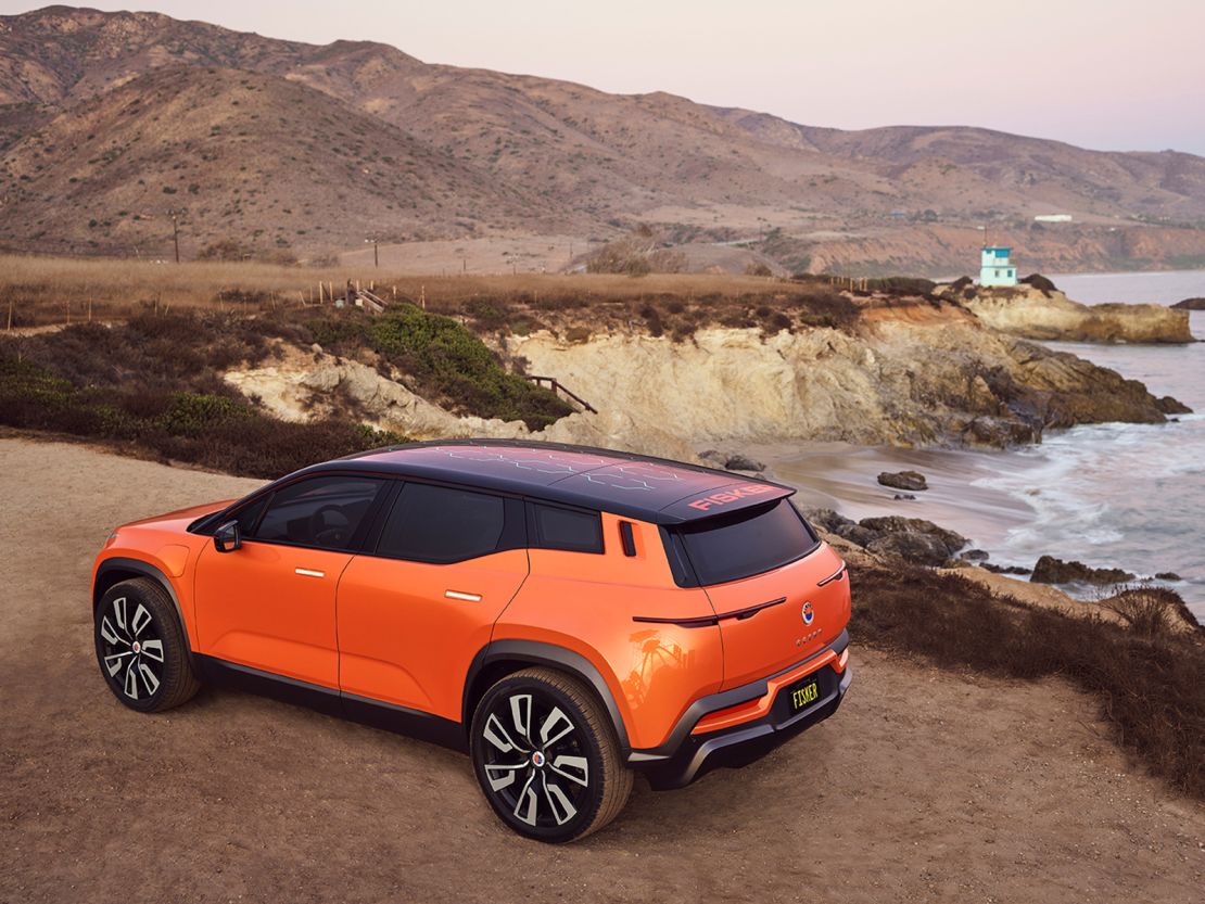 Henrik Fisker touts the Ocean's traditional SUV shape as more practical than other more rounded electric crossovers.