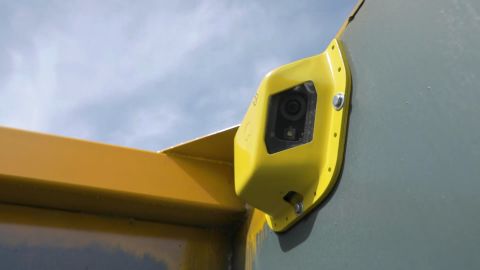 Compology places cameras and sensors in businesses' dumpsters to monitor what's thrown inside.