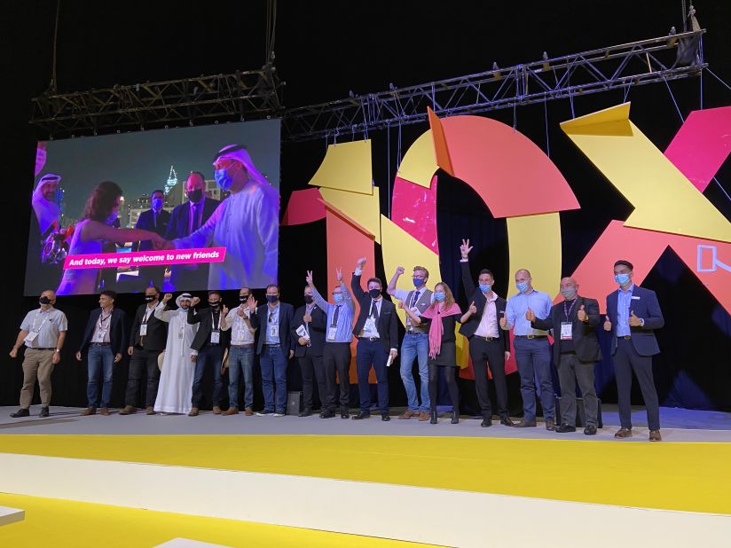 The winners and runner-ups at the GITEX Supernova Challenge.