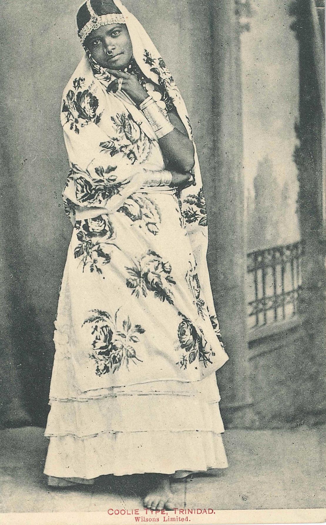 Rare postcards give a glimpse at the 19th-century Indo-Caribbean women who signed contracts as indentured laborers. Tourists collected these images as evidence of their worldliness.
