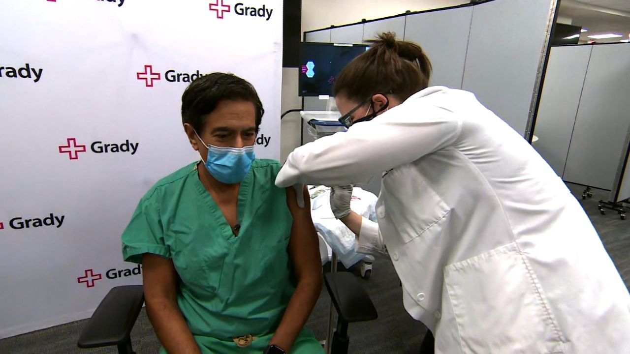 Sanjay Gupta gets the coronavirus vaccine