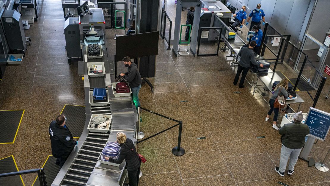 Airport workers say they are concerned about exposure to the virus.