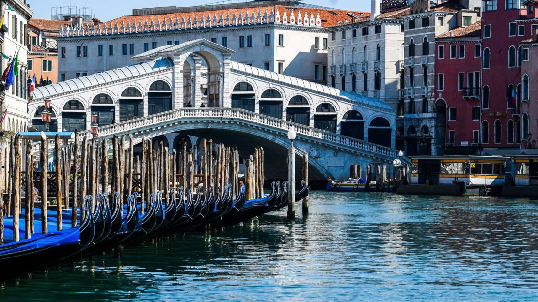 The waters in the canals of Venice were far clearer in the summer of 2020 due to less tourists and  motorboats.