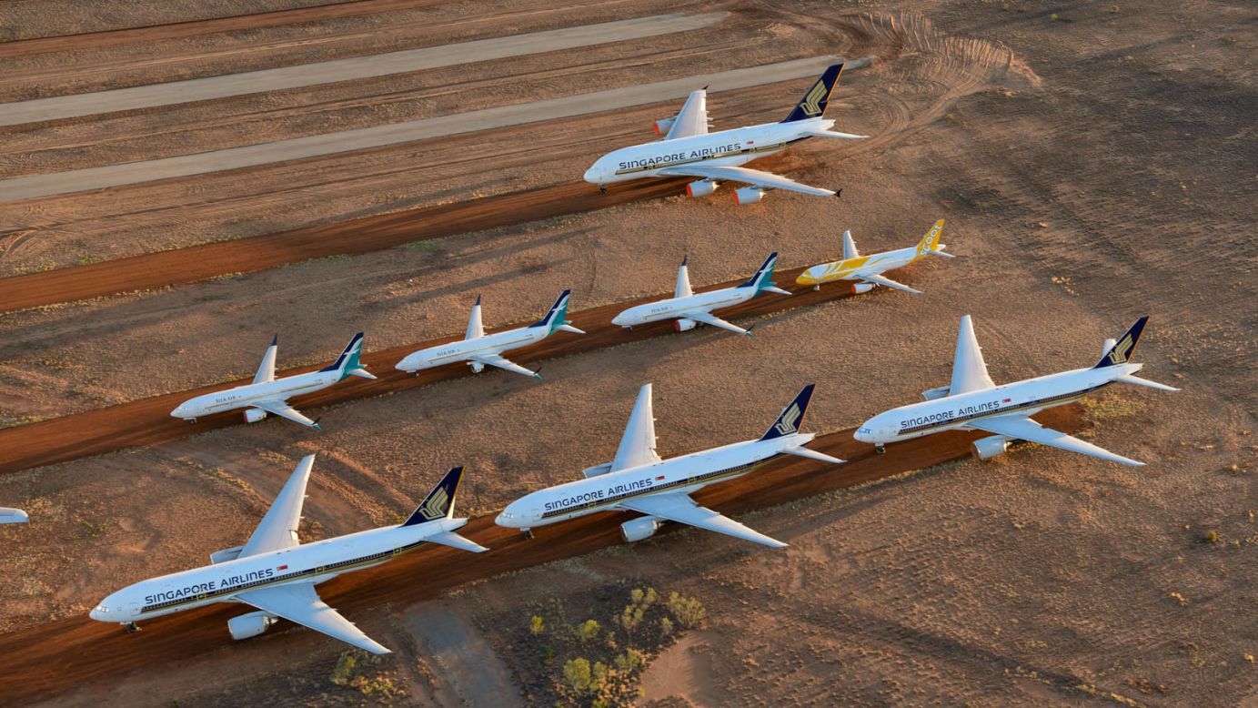<strong>On the ground: </strong>About 31% of the global passenger jet fleet are still in storage, according to the aviation analytics company Cirium.