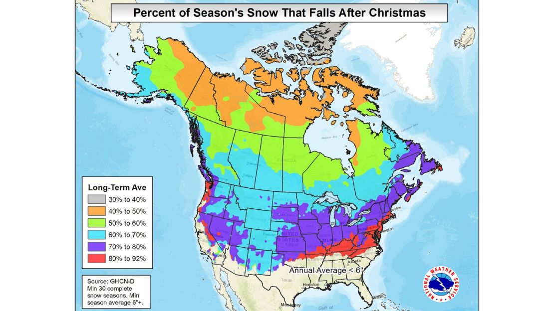 The scientific definition of a ‘white Christmas’ CNN