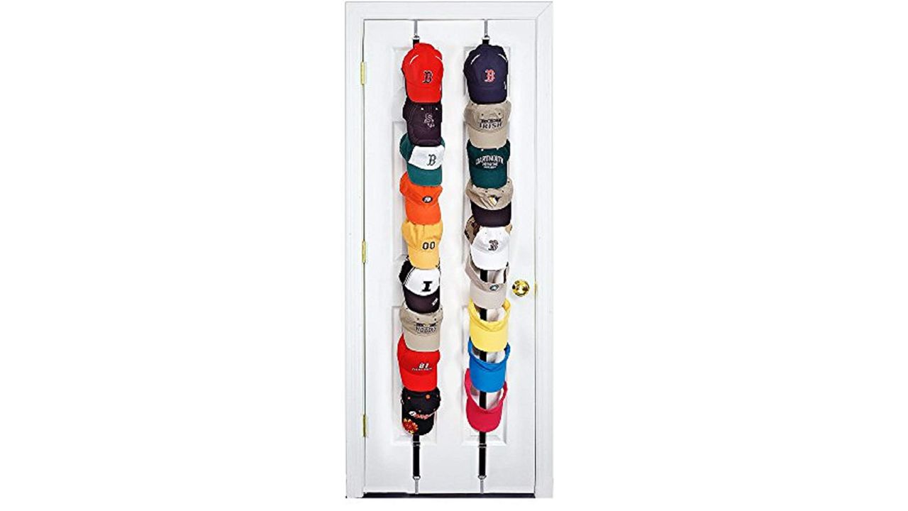 Perfect Curve Over-the-Door Cap Organizer