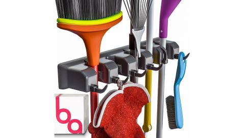Berry Ave Broom Holder and Garden Tool Organizer 
