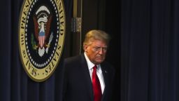 U.S. President Donald Trump arrives during an Operation Warp Speed vaccine summit at the White House in Washington, D.C., U.S., on Tuesday, Dec. 8, 2020. Trump?celebrated the development of coronavirus vaccines at a White House summit on Tuesday and vowed to use executive powers if necessary to acquire sufficient doses, as the number of U.S. cases surpassed 15 million. Photographer: Oliver Contreras/SIPA USA/Bloomberg via Getty Images