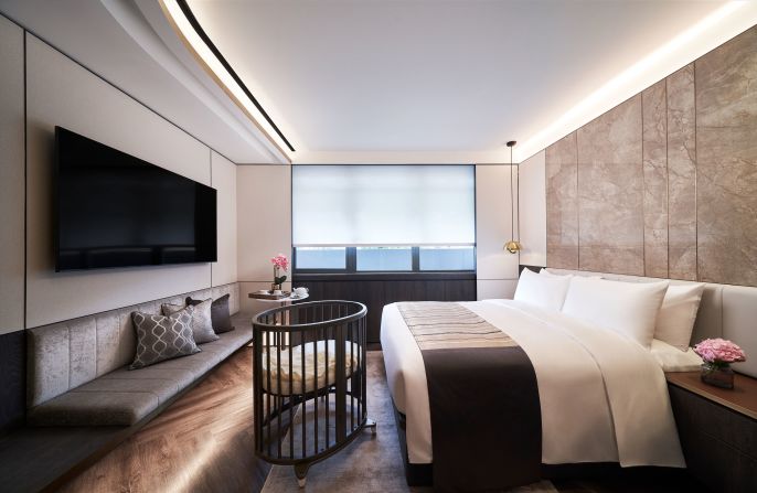 <strong>A luxury hotel for new moms:</strong> Singapore's Kai Suites makes postpartum care glamorous -- and expensive.