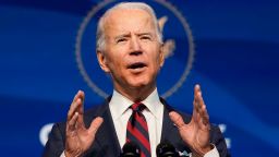 President-elect Joe Biden announces members of his climate and energy appointments at the Queen theater on December 19, 2020 in Wilmington, DE.  Biden announced his climate and energy team that will advance an ambitious agenda to address the issues of climate change.